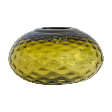 A&B Home Palmgren Round Glass Vase