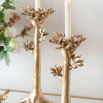 Tree Tapered Candle Holder Table Decor