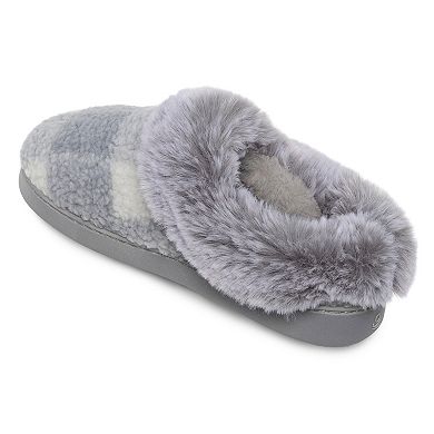 Cuddl Duds® Buffalo Plaid Women's Clog Slippers