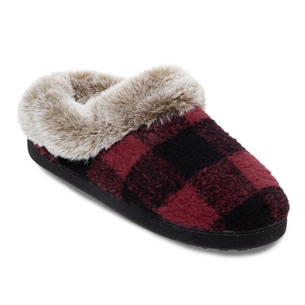 Cuddl Duds® Buffalo Plaid Women's Clog Slippers