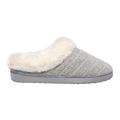 Cuddl Duds® Plushfill Cordoury Puff Women's Clog Slippers