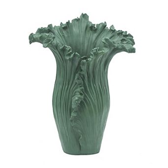 Green Floral Decorative Vase Floor Decor