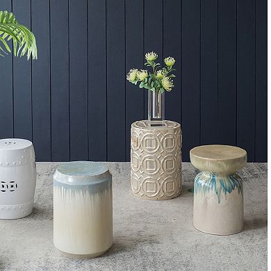 Shelby Iridescent Garden Stool