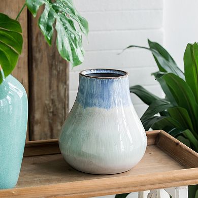 Gradient Flower Decorative Vase Table Decor