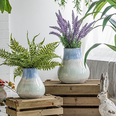 Gradient Flower Decorative Vase Table Decor