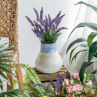 Gradient Flower Decorative Vase Table Decor