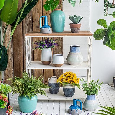 Gradient Flower Decorative Vase Table Decor