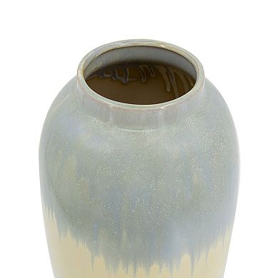 Florence Reactive Glazed Decorative Vase Floor Decor