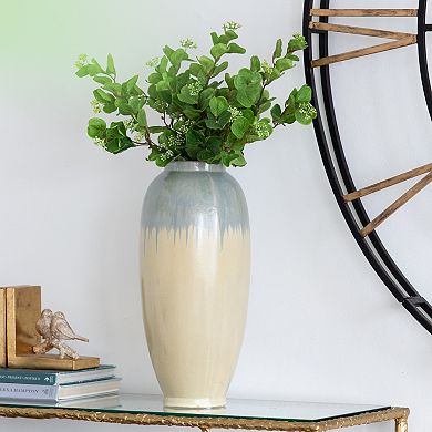 Florence Reactive Glazed Decorative Vase Floor Decor