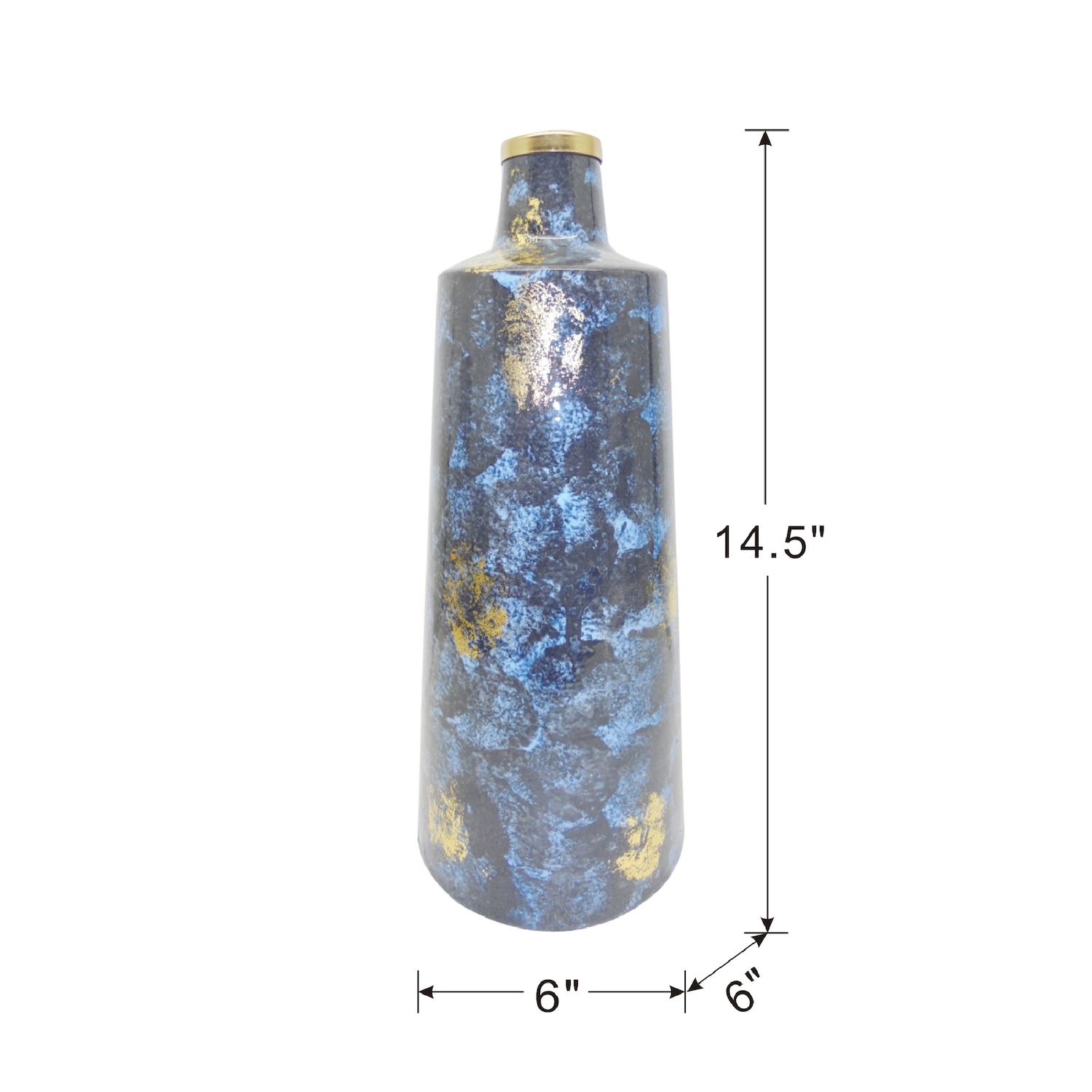 Abstract Glass Decorative Vase Floor Decor