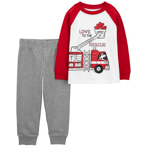 Carter's fire truck discount slippers