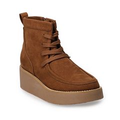 Women s Lace Up Boots Kick Up Your Look with Casual Boots Kohl s