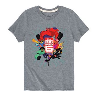 Disney's Big Hero 6 The Series Boys 8-20 Group Graphic Tee