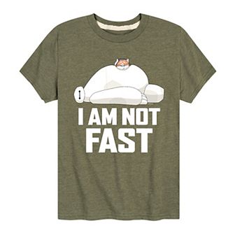 Disney's Big Hero 6 The Series Boys 8-20 Not Fast Graphic Tee