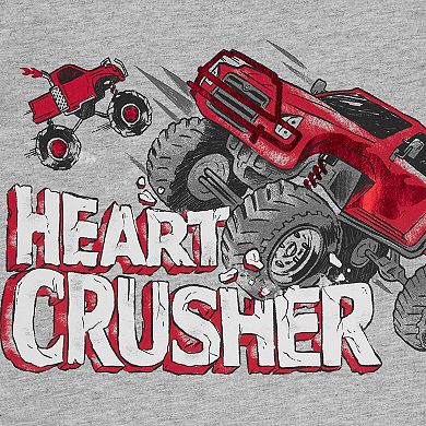 Baby Boy Carter's Dinosaur "Heart Crusher" Valentine's Day Graphic Tee