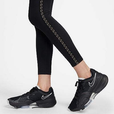 ★Nike★ Therma Fit One High Waist 78 Leggings W Black White Women's Nike Therma-FIT One High-Waisted 7/8 Leggings
