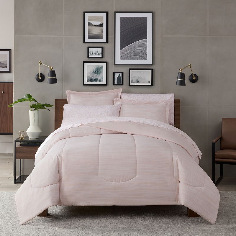 44110399 Nine West Symone Mauve Comforter Set, Pink, Queen sku 44110399