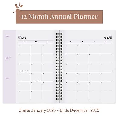 Rileys 2025 Weekly Planner - Annual Weekly & Monthly Agenda Planner, Jan - Dec 2025