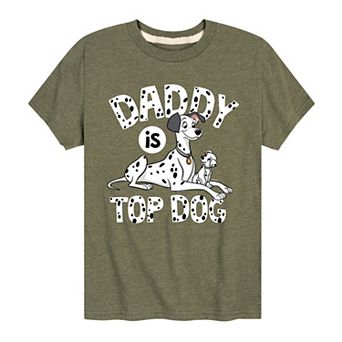 Disney's 101 Dalmatians Boys 8-20 Daddy Is Top Dog Graphic Tee