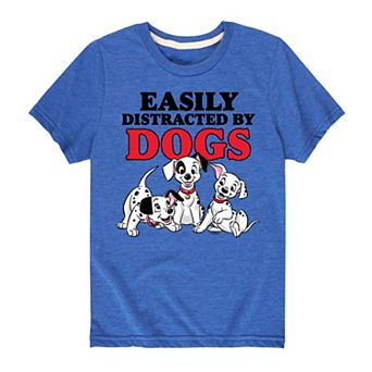 Disney's 101 Dalmatians Boys 8-20 Easily Distracted Graphic Tee