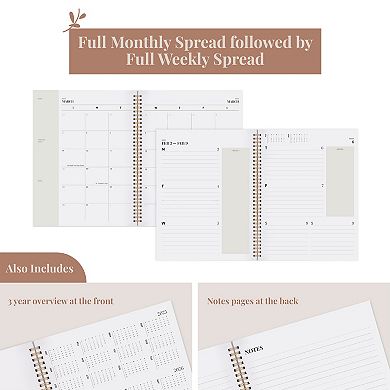 Rileys 2025 Weekly Planner - Annual Weekly & Monthly Agenda Planner, Jan - Dec 2025