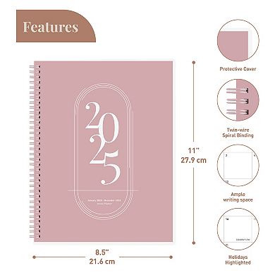 Rileys 2025 Weekly Planner - Annual Weekly & Monthly Agenda Planner, Jan - Dec 2025