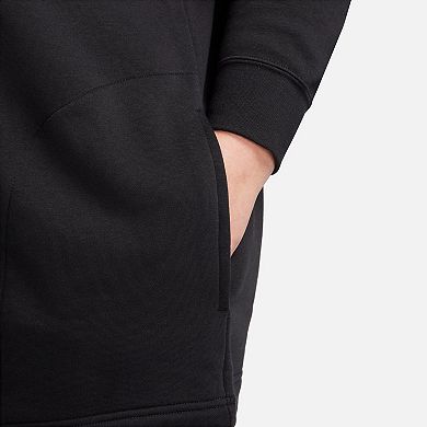 Plus Size Nike Sportswear Club Fleece Oversized Mock-Neck Sweater