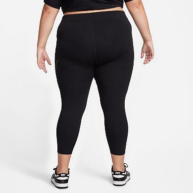 Plus Size Nike Sportswear Printed High-Rise Leggings