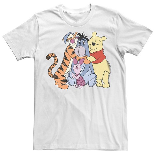 Disney's Winnie The Pooh Juniors' Group Hug Graphic Tee