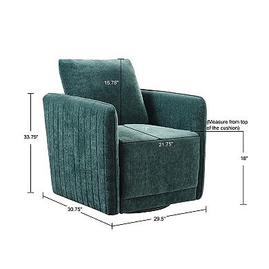 Madison Park Paloma Swivel Chair