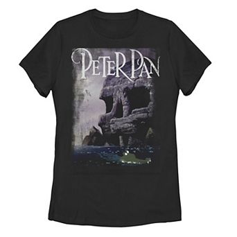 Disney's Peter Pan Juniors' Skull Rock Tick-Tock The Crocodile Vintage Graphic Tee