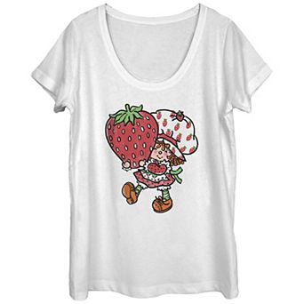Juniors' Strawberry Shortcake Retro Graphic Tee