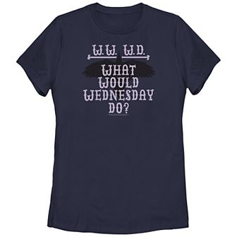 Juniors' Wednesday What Would Wednesday Do Graphic Tee