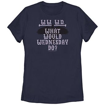 Juniors' Wednesday What Would Wednesday Do Graphic Tee