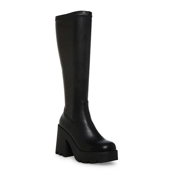 Kohls black 2024 leather boots