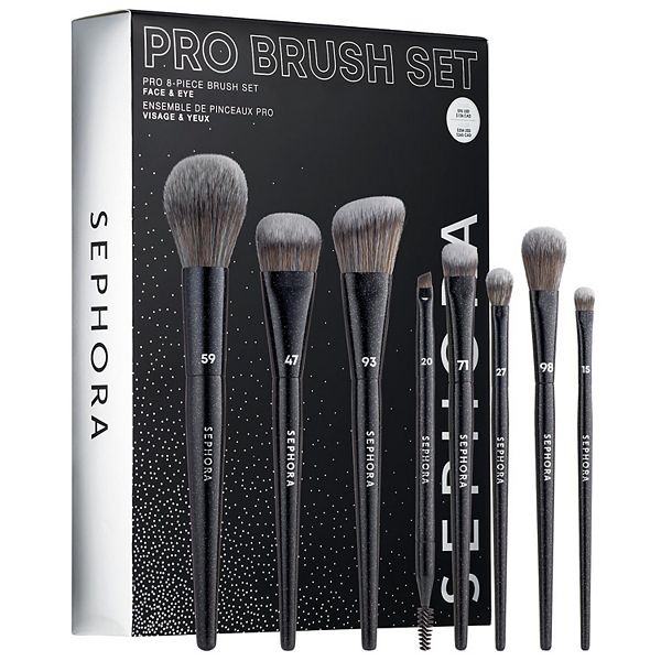 Set of 8 Pieces Small Makeup Brushes Cosmetics Professional Face Powder  Foundation Blush Eyeshadow Makeup Brush Tool Travel Size