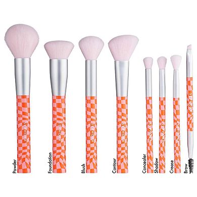 8-Piece Face and Eye Brush Set