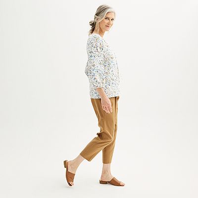 Women's Croft & Barrow® Shirring Knit Blouse Women's Croft & Barrow® Shirring Knit Blouse