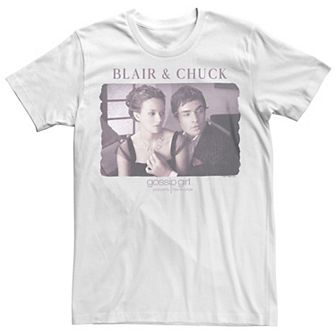 Juniors' Gossip Girl Blair & Chuck Portrait Graphic Tee
