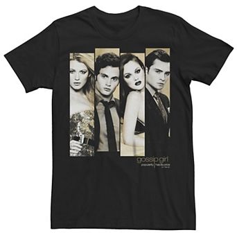 Juniors' Gossip Girl Serena Daniel Blair Chuck Portrait Boxes Graphic Tee