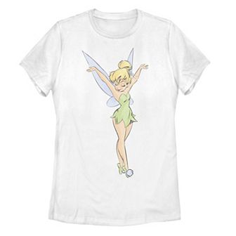 Disney's Tinker Bell Juniors' Arms Up Mirror Dance Graphic Tee