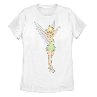 Disney's Tinker Bell Juniors' Arms Up Mirror Dance Graphic Tee