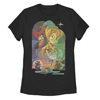 Disney's Peter Pan Juniors' Stained Glass Graphic Tee