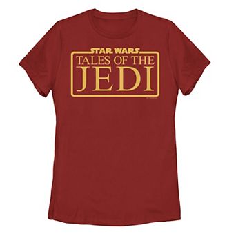 Juniors' Star Wars Tales Of The Jedi Logo Graphic Tee