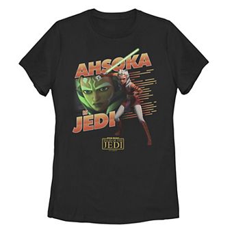 Juniors' Star Wars Tales Of The Jedi Ahsoka Is Jedi Poster Graphic Tee