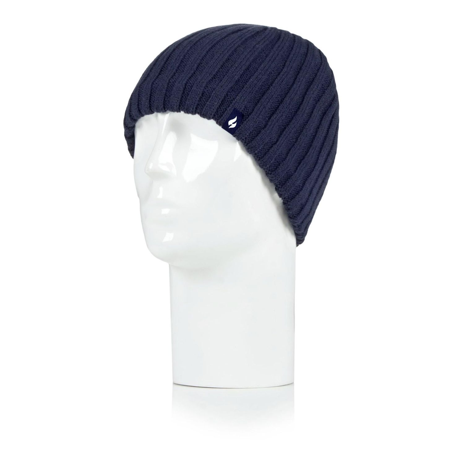 Heat Holder Mens 1 Pk Flat Knit Hat Charcoal | Robert Dyas