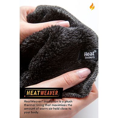 Men's Heat Holders Heatweaver Lined Flat Knit Roll Up Hat