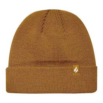 Men's Heat Holders Heatweaver Lined Flat Knit Roll Up Hat