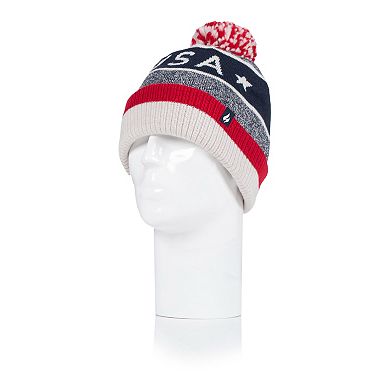 Men's Heat Holders Heatweaver Lined Patriotic Hat