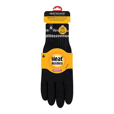 Men's Heat Holders Worxx Heatweaver Lined Flat Knit Reflective Gloves